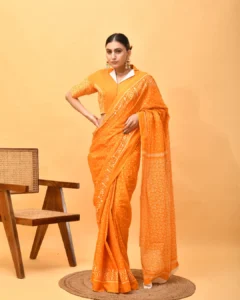 Golden Dusk Saree