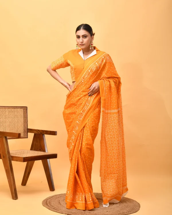 Golden Dusk Saree