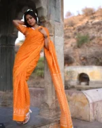 Golden Dusk Saree - Image 2