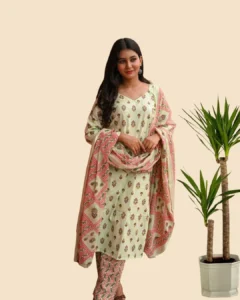 Tea-Green Kalam Set