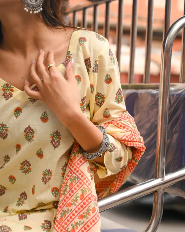 Lemon Kalamkari Set - Image 2