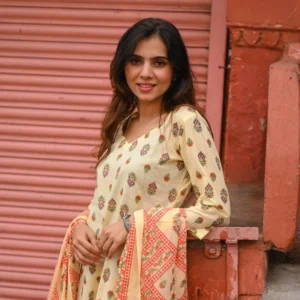 Lemon Kalamkari Set